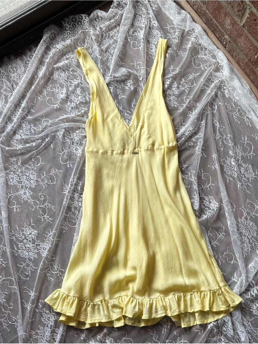 PINK Victoria's Secret Yellow Mini Dress - Picture 3 of 6